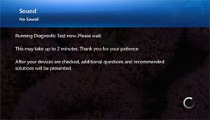 AT&T U-verse TV Troubleshoot & Resolve App Screen