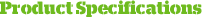 Product Specifications