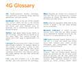 4G Glossary