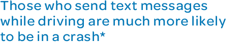 Dangers of Texting While Driving Statistics