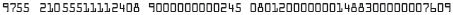 Numeric representation of Bar code