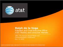 Ralph de la Vega Presentation Dec. 9 2009