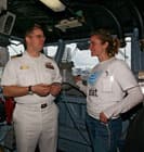 Lt. Commander Curtis J. Watkins and Sarah Langdale