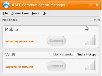 AT&T Wi-Fi Connection Software
