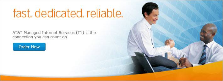fast. dedicated. reliable. AT&T Managed Internet Services (T1) is the connection you can count on.