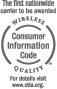The first nationwide carrier to be awarded the Seal of Wireless Quality. For details, visit www.ctia.org The first nationwide carrier to be awarded the Seal of Wireless Quality. For details, visit www.ctia.org