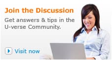 Get answers and tips in the U-verse Community.