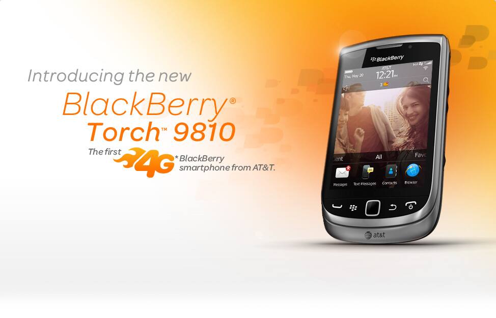 Introducing the new BlackBerry Torch 9810