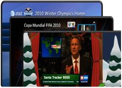 AT&T U-verse TV - Seasonal Applications screen