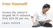 Access the nation’s largest Wi-Fi network.for just $24.95 per month. Learn more.