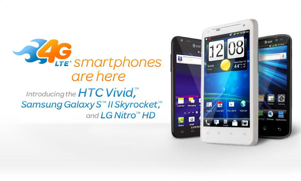 4G LTE smartphones are here