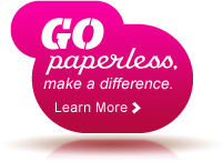 Go paperless. Make a difference. Learn more