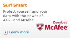 Protect yourself and your data with AT&T and McAfee