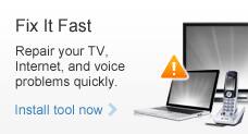 Repair Internet, TV, or voice problems quickly