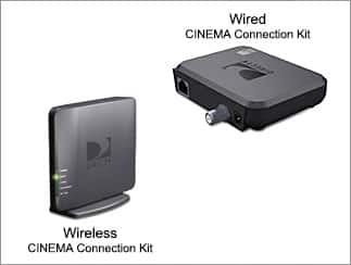 Wired or Wireless CINEMA Connection Kit