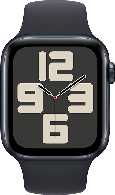 Apple Watch SE 2nd Gen (2022) - 44mm - Midnight Aluminum Midnight Sport M-L  (Product view 1)
