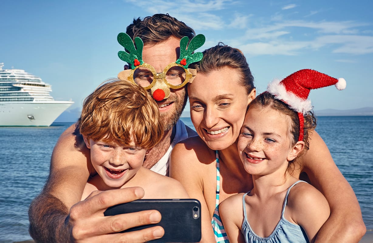 Friends looking at the mobile