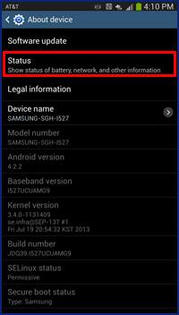 Samsung Tab 3 Imei Null