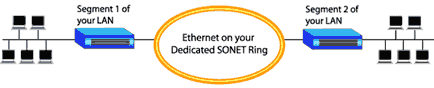 Ethernet over SONET Schematic