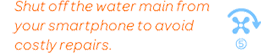 Shut off the water main from your smartphone to avoid costly repairs.