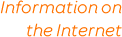 Information on the Internet