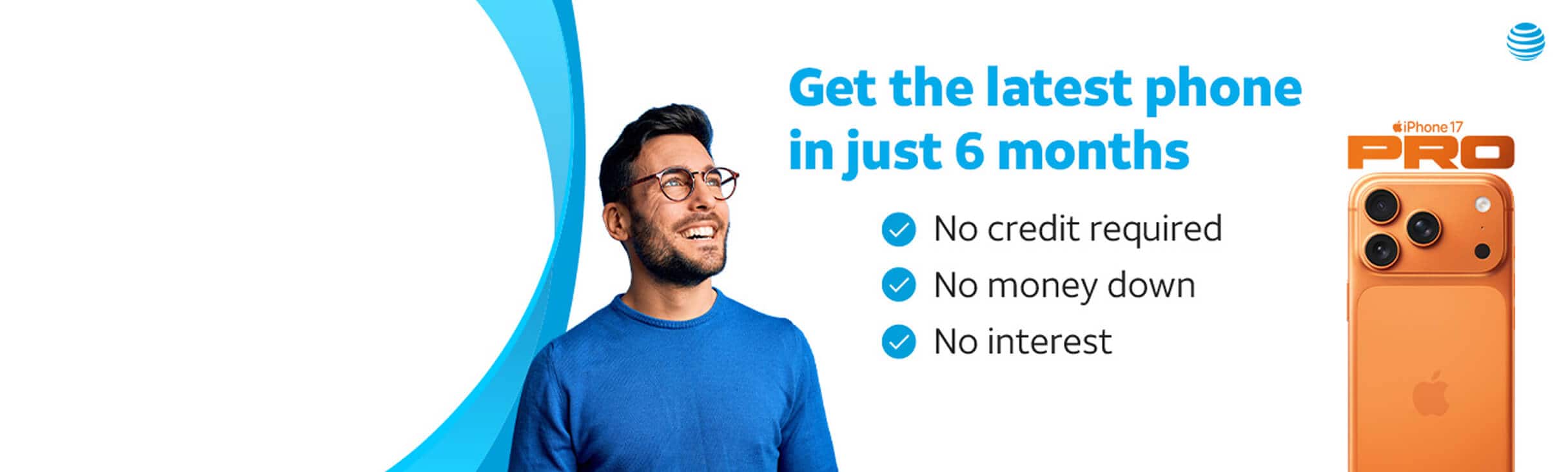 Desktop slide 2 banner promoting : AT&T Level Up