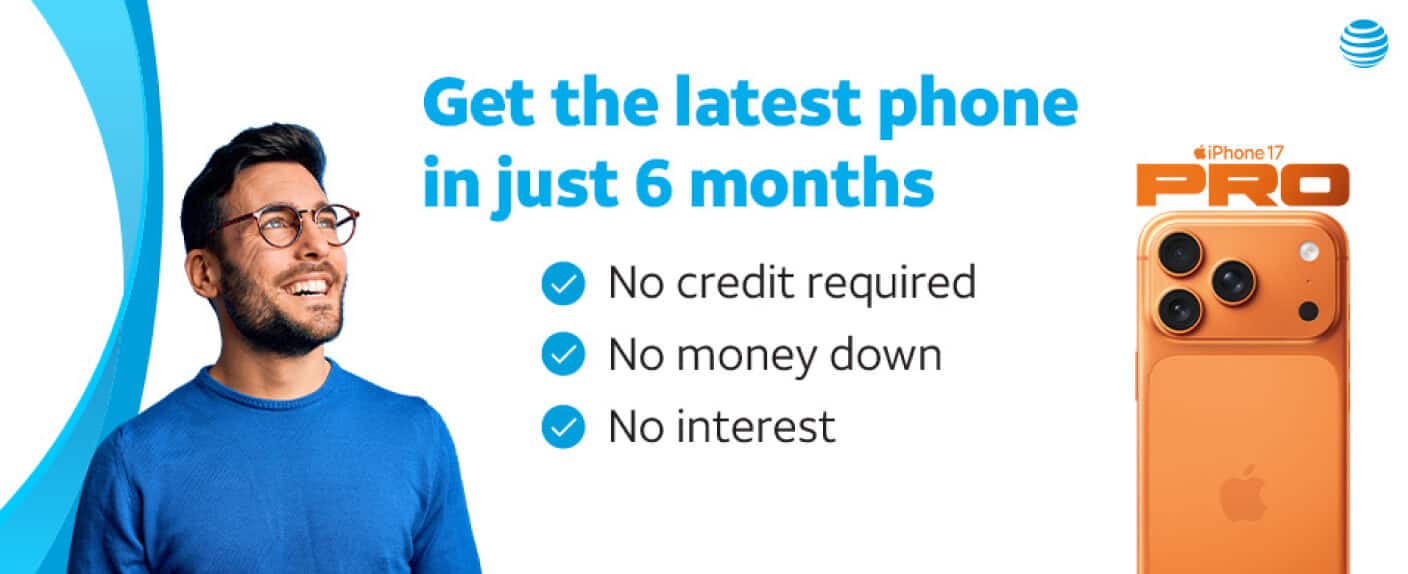 Tablet slide 2 banner promoting : AT&T Level Up