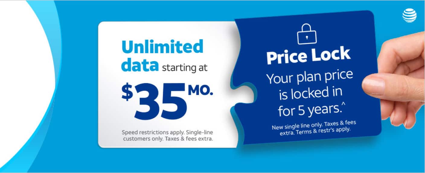 Tablet slide 4 banner promoting : Unlimited data for all!
