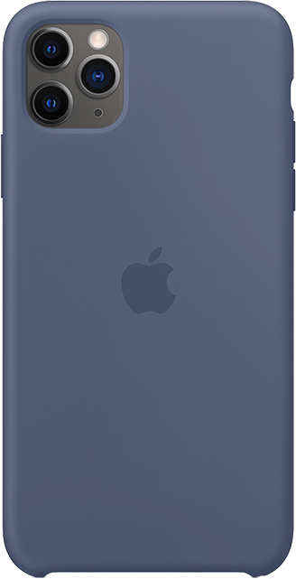 Apple Silicone Case Iphone 11 Pro Max Alaskan Blue From At T