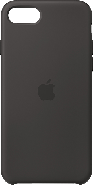 Carcasa Silicona Soft iPhone SE 2022/ SE 2020/ 8/ 7 Negro