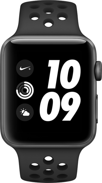 detektor sløring ned Apple Watch Series 3 Nike+ - 42mm Space Gray Aluminum - Anthracite Sport  from AT&T
