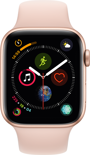 gold pink apple watch series 4