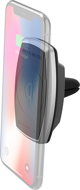 Scosche Black MagicMount Pro Qi Charge Vent Mount Black from AT&T