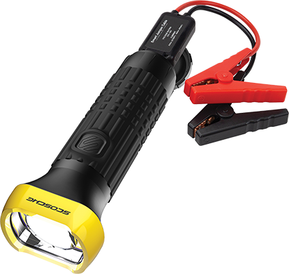 Scosche POWERUP 600 TORCH Portable Car Jump Starter with USB Power Bank ...