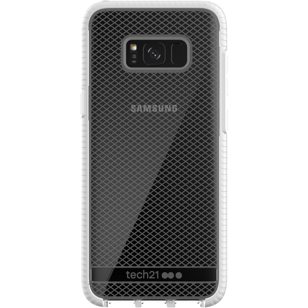 Tech21 Evo Check Case Clear/White - Samsung Galaxy S8+ Clear/White from AT&T Tech21 Evo Check Case Clear/White - Samsung Galaxy S8+ Clear/White from AT&T