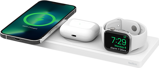 Belkin's new 3-in-1 wireless charger delivers speedy charging for the  latest Apple Watch and iPhone