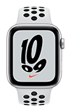 Apple Watch Nike SE - 44mm - Silver Aluminum Platinum Black Sport