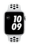 Apple Watch Nike SE - 44mm - Silver Aluminum Pure Platinum Black