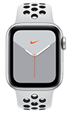 Apple Watch Nike Series 5 - 40mm - Silver Aluminum - Platinum Black