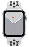 Apple Watch Nike Series 5 - 44mm - Silver Aluminum - Platinum Black