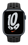 Apple Watch Nike Series 7 - 45mm - Midnight Aluminum Anthracite Black Sport