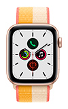 Apple Watch SE 44mm - Silver Aluminum Abyss Blue Green Sport