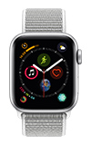 Apple Watch Series 4  - 40mm - Silver Aluminum - Seashell Sport Loop