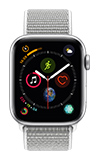 Apple Watch Series 4  - 44mm - Silver Aluminum - Seashell Sport Loop