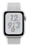 Apple Watch Series 4 Nike+ - 44mm - Silver Aluminum - Summit White Sport Loop