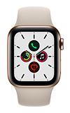 Apple Watch Series 5 40mm - Gold Stainless- Stone Sport