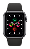 Apple Watch Series 5 40mm - Space Gray Aluminum - Black Sport