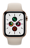 Apple Watch Series 5 44mm - Gold Stainless- Stone Sport