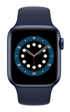 Apple Watch Series 6 - 40mm - Blue Aluminum - Deep Navy Sport