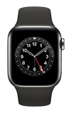 Apple Watch Series 6 - 40mm - Graphite Stainless - Black Sport